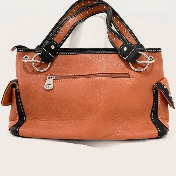 P&G Collection Faux Leather Western Horse Studs Handbag NWT SOLD AS IS - Picture 13 of 16